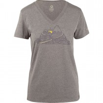 Merrell Lady's Rolling Hills Graphic Tshirts Heather Grey